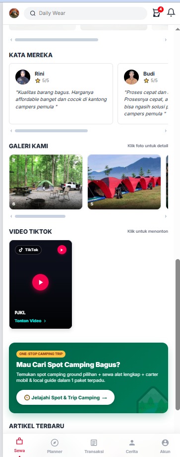 Screenshot Modul